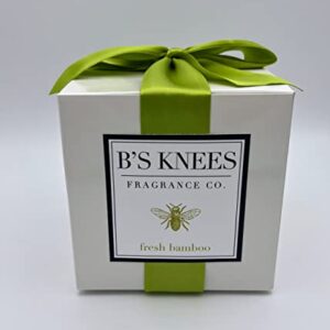 Fresh Bamboo1-Wick Naturally Scented Candle by B's Knees