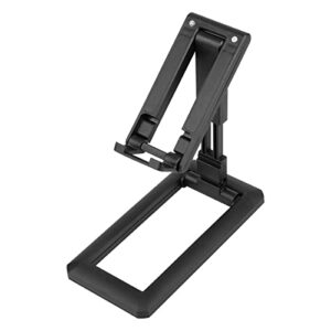 TIESOME Foldable Phone Stand for Desk, Adjustable Angle Height Cell Phone Stand for Desk Fully Foldable Mobile Phone Holder Compatible with All Mobile Phones