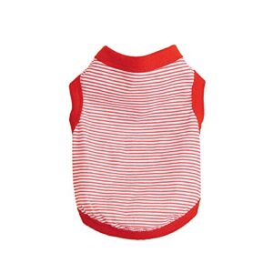 male dog clothes 13 pounds breathable striped cotton british vest cat dog style t-shirt sleeveless pet coat extra small puppy clothes