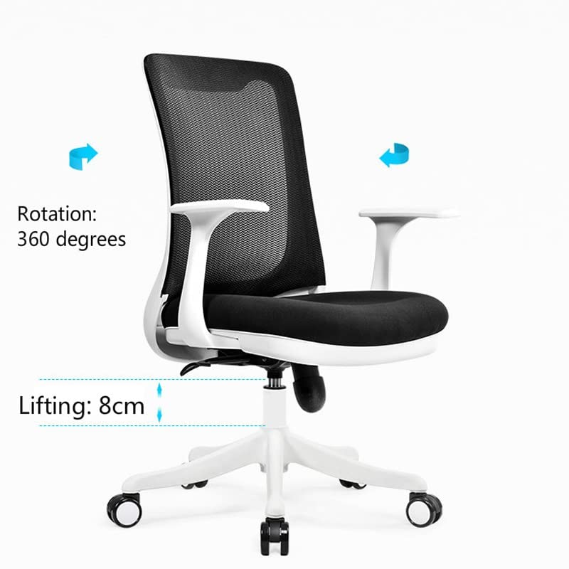 SEASD Home Computer Chair Ergonomic Office Chair Lift Swivel Chairs Mesh Staff Chair Chaise