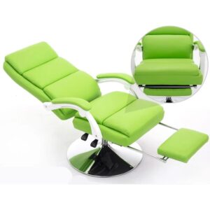 SEASD Beauty Chair Reclining Makeup Seat Waist Massage Soft Stool Household Lift Swivel Chair with Footrest Computer Seat