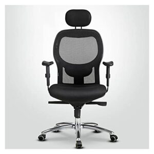 seasd ergonomic computer chair home swivel chair boss seat thicken cushion comfortable reclinable office chair sync back function