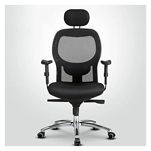 SEASD Ergonomic Computer Chair Home Swivel Chair Boss Seat Thicken Cushion Comfortable Reclinable Office Chair Sync Back Function