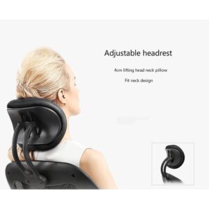 SEASD Ergonomic Computer Chair Home Swivel Chair Boss Seat Thicken Cushion Comfortable Reclinable Office Chair Sync Back Function