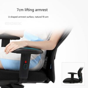 SEASD Ergonomic Computer Chair Home Swivel Chair Boss Seat Thicken Cushion Comfortable Reclinable Office Chair Sync Back Function