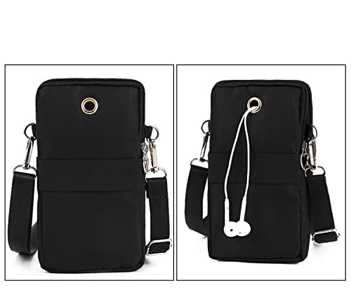 Mobile Phone Purses Bag, Cellphone Crossbody with Shoulder Strap,Waterproof Crossbody Phone Wallet Case, Outdoor Sweat-Proof Running Armbag, Crossbody Bag Gym Fitness Cell Phone Key Holder