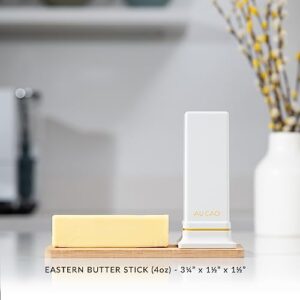 ButterBox ™ - Award-winning butter holder that is more than a dish! Unique airtight + upright butter dish and spreader that takes up less space!