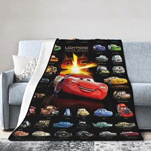 Cartoon Blanket Throw Lightweight Super Soft Microfiber Cozy Luxury Bed Couch Fuzzy All Season Fleece Blanket 50"x40" in