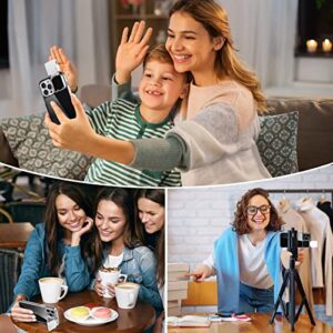 AJDSE Selfie Light for iPhone 13 Pro Max Case Light Up Flash Lighting Selfie Case Rechargeable LED Compatible with Live Stream/Makeup/Video- Selfie Illuminate Crystal Clear