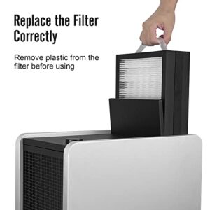 LUFTRUM Air Purifier Replacement Filter, AC400 H13 True HEPA