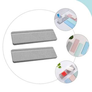 NOLITOY 2pcs Water Absorbent Mats Quick Dry Soap Holder Diatomite Drinks Coasters Toothbrush Cup Pad for Bathroom and Kitchen