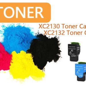 XC2132 Toner Cartridge Remanufactured XC2130 24B6008 24B6009 24B6010 24B6011 Toner Cartridge Replacement for Lexmark XC2130 XC2132 Printer(4-Pack)