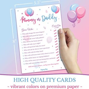 Gender Reveal Party Games - 5 Activities for 25 Guests - Double Sided Games