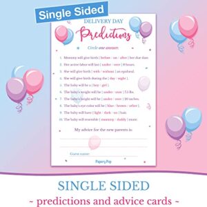 Gender Reveal Party Games - 5 Activities for 25 Guests - Double Sided Games