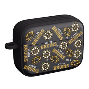 game time boston bruins hdx case cover compatible with apple airpods pro 1 & 2 (select)