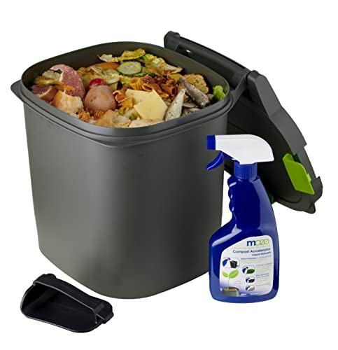 MAZE 14 Liter Airtight Bokashi Kitchen Compost Bin Kit