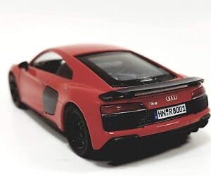 Kinsmart Audi R8 2020 Crimson Red Hardtop 1/36 Scale Diecast Car