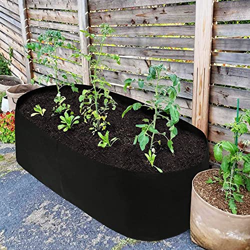 ikanboo Fabric Raised Garden Bed, Raised Planters for Outdoor Plants, Rectangle Garden Grow Bag for Herb Flower and Vegetables, 2 ft X 4 ft