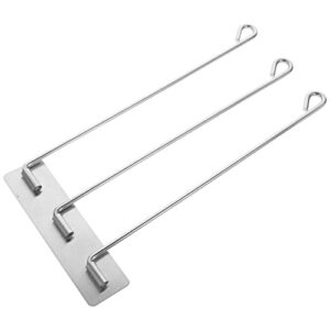 anneome organizer bathroom steel swing punch stainless towel racks nail space rotary free mount storage rotation wall holder saving mounted with bar hanger arm bars bath hand accessories