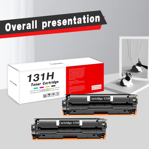 (1Black) Cartridge 131H High Yield Toner Cartridge Replacement for Canon 131H MF8280Cw MF8230Cn MF620C MF621Cn MF624Cw MF628Cw MF623Cn MF626Cn Printer