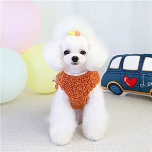 Small Pet Hoodies Autumn and Winter New Warm with Fleece Dog Clothes Double Cold Puppies Pet Clothes for Medium Dogs Easter