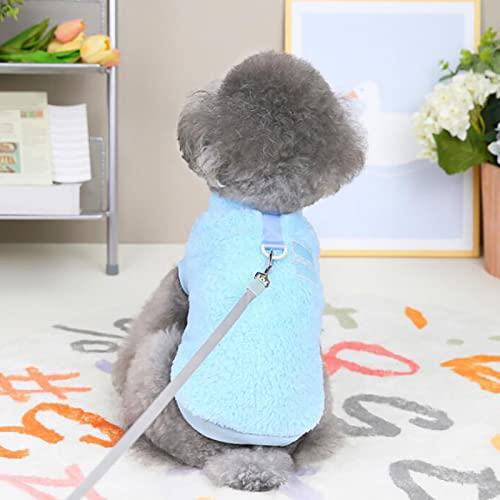 Dog Clothes Knitwear Dog Sweater Soft Thickening Warm Shirt with A Rope Buckle Pet Clothes for Small Dogs Boy Sweater