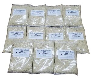 g&t country living cricket and dubia roach chow (11 lbs.) - premium chow to raise your feeder crickets and dubia roaches. update!! (feed is individually packaged in 1-pound bags)