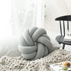 Knot Memory Pillow Decorative Throw Pillow Soft Lumbar Cushion for Couch, Bed, Car Matcha