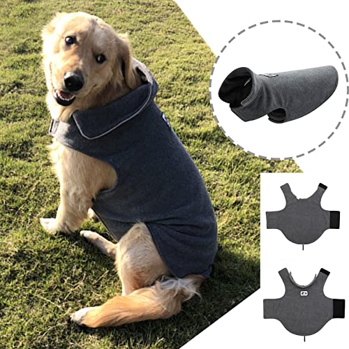 HonpraD Puppy Coat Two Sided Clothing Pet and Dog Autumn Vest(XXL) Winter Fleece Pet Clothes Small Warm Shirt Pullover Sweater Jacket Apparel for Fall