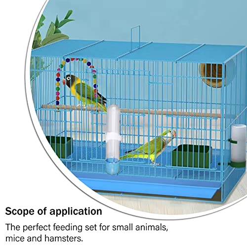 DAPIN Bird Food Drinker Bird Water Bottle Parrot Automatic Water Feeder Bird Bath for cage Budgie Water Dispenser Bird Water Feeder for Bird Parrot Food