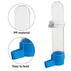 DAPIN Bird Food Drinker Bird Water Bottle Parrot Automatic Water Feeder Bird Bath for cage Budgie Water Dispenser Bird Water Feeder for Bird Parrot Food