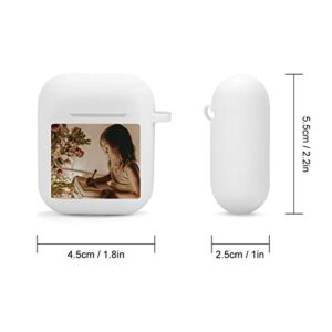 Custom Airpods Case with Keychain Design Photo Logo Text Personalized Airpod Case Fall Scratch Prevention Air Pod Case for Airpods 1st 2nd Generation Men Women (for Airpods Case 1st 2nd Generation)