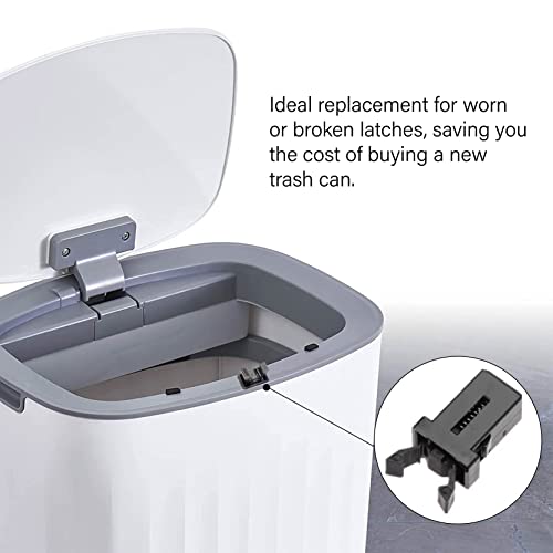 DAPIN 2-Pack Replacement Compatible bin Latch bin lid Replacement for Most 3 Liter 50 Liter Touch top lid bin Latch Flexible bin lid Latch for Kitchen Bins