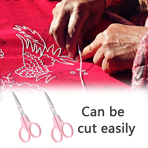 3 Pcs Small Embroidery Curved Scissors Cross Stitch Sewing Craft Small Tools DIY Scissors for Crafting, Sewing, Dressmaking, Cloth