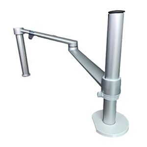 liruxun adjustable microscope stand holder metal 25mm pillar binocular trinocular microscopio bracket table clamp support (color : d, size : see figure)