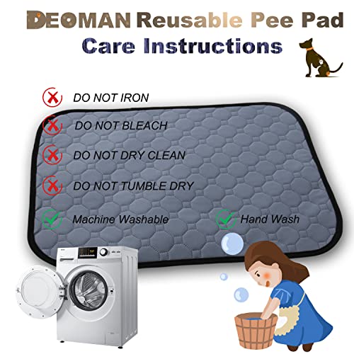 DEOMAN pet Heating pad for Dogs and Cats with 2 pcs Washable Dog Pee Pads