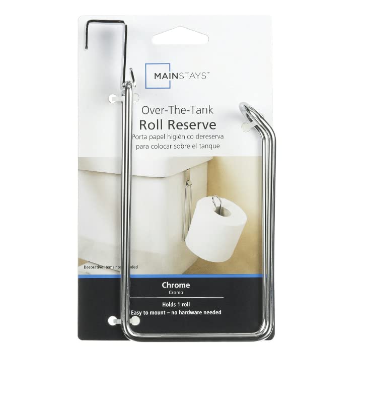 Mainstays Metalo Over-The-Tank Toilet Paper Holder,