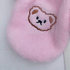 Pet Coat Pet Puppy Dog Two-Legged Clothes Keep Warm Soft Texture Pink M