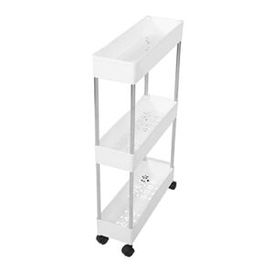 cubtol 1pc trolley office bathroom service tey cart movable tiers room for bedroom kitchen unit fruits creative hair floor-type tier shelves storage mobile shampoo multi-layer with