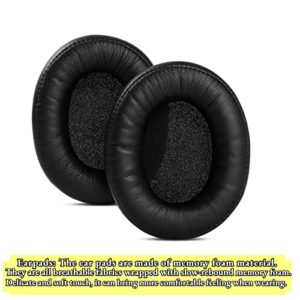 RP-HD605N Headset-YunYiYi Ear Pads Cushions Compatible with Panasonic RP-HD605N RP-HD305B Headphones Replacement Earpads/Ear Cups/Cover/Parts (Protein Leather)