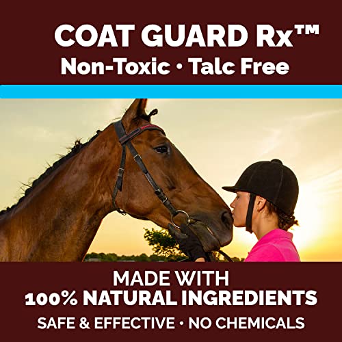 Coat Guard Rx™ Large 16 oz. Daily Preventative Powder for Horses - Coat and Skin Treatment & Dry Shampoo for Horses.