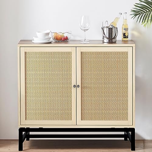 AWQM W36864701 Rattan Cabinet, Natural