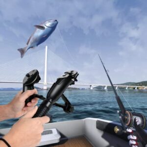 fishing rod game kit compatible with meta oculus pro controller vr fishing reel aceessories