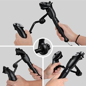 Fishing Rod Game Kit Compatible with Meta Oculus Pro Controller VR Fishing Reel Aceessories