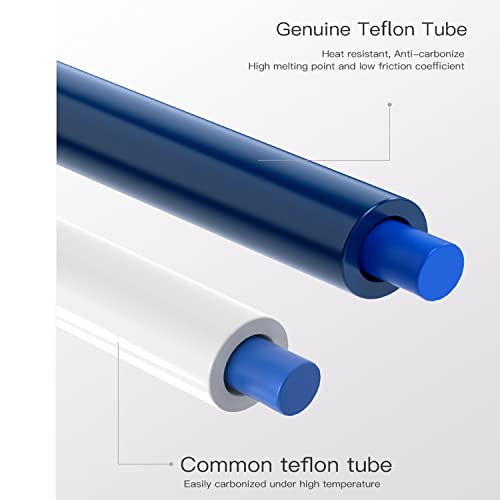 Creality Capricorn Teflon Tube for 1.75mm Filament, 1M PTFE Bowden Tubing Ender 3 Ender 3 Pro Ender 3 V2, Ender 5 Pro, CR-10, CR-6 SE,Include Nozzle*4