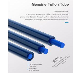 Creality Capricorn Teflon Tube for 1.75mm Filament, 1M PTFE Bowden Tubing Ender 3 Ender 3 Pro Ender 3 V2, Ender 5 Pro, CR-10, CR-6 SE,Include Nozzle*4