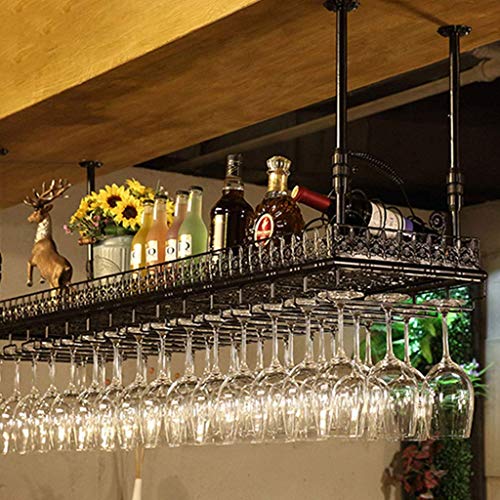 Artistic Wine Rack Set Creative Simplicity Wall Mounted Shelves for Glassware Creative Bottle Organizer for Storage & Display House Decoration J1111, PIBM, Black, 150 * 35cm