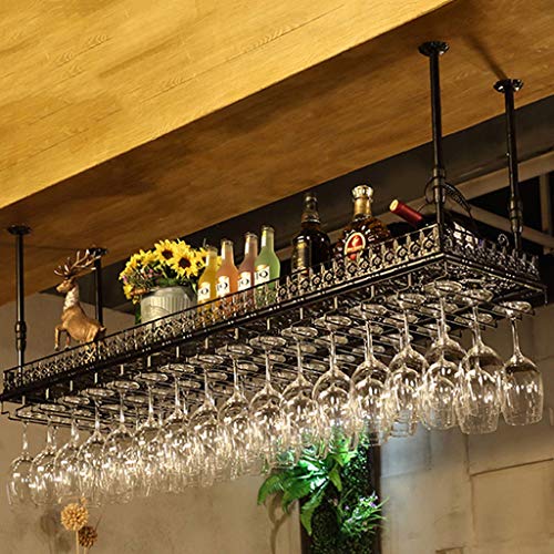 Artistic Wine Rack Set Creative Simplicity Wall Mounted Shelves for Glassware Creative Bottle Organizer for Storage & Display House Decoration J1111, PIBM, Black, 150 * 35cm