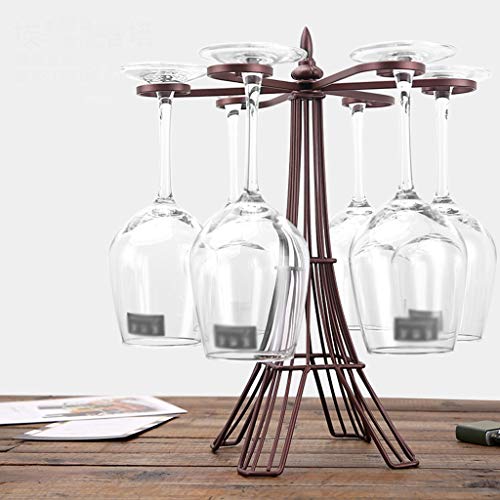 Creative Simplicity Goblet Decoration Wine Rack Wine Cabinet Decoration Entrance Creative Cup Holder Not Easy to Rust J1111, PIBM, 26×15×33cm