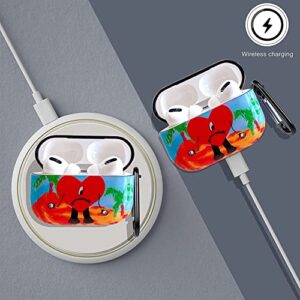 with Fashion Kawaii Lanyard Keychain，Cute Interesting Soft TPU Airpod 3rd Generation Case，Suitable Man Women Girl Airpod 3rd Case